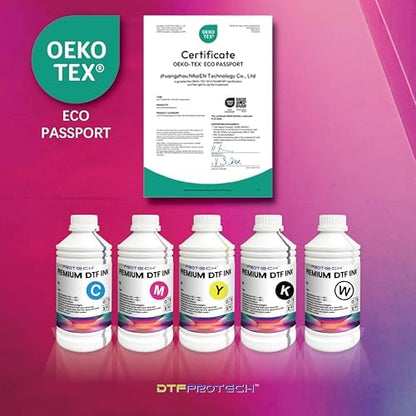 DTFPROTECH DTF Ink - Compatible with Epson i3200 XP600 DX5
